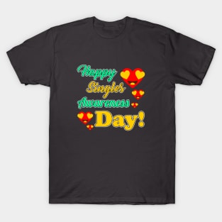 Happy Singles Awareness Emoji Day T-Shirt